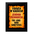 Yahweh M’Kaddesh - Jehovah Mekkadesh (Ezekiel 37:28)