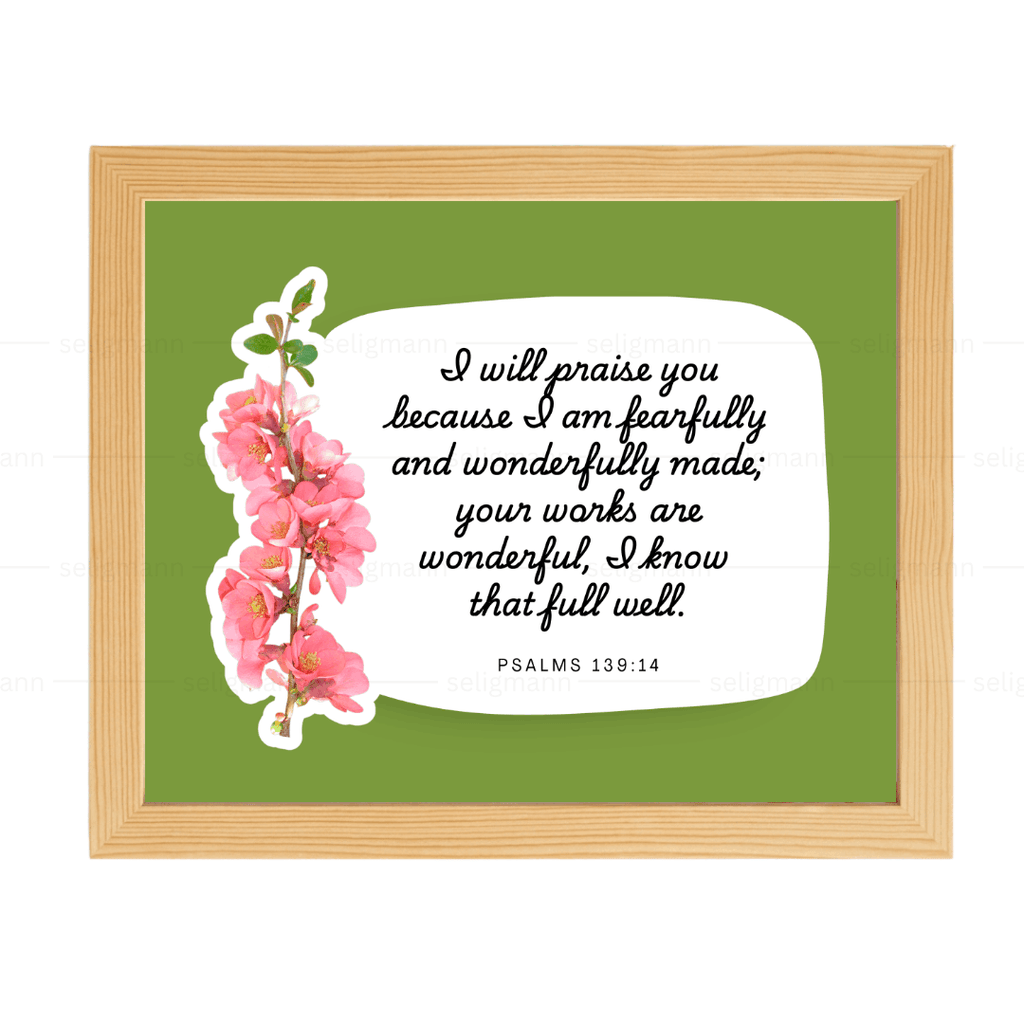 I Am Fearfully and Wonderfully Made (Psalms 139:14)