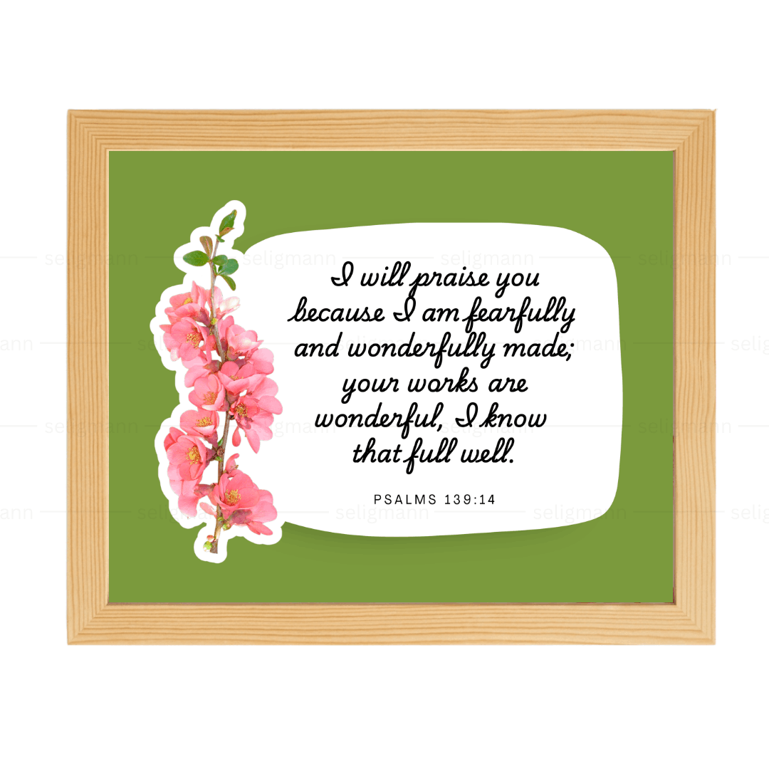 I Am Fearfully and Wonderfully Made (Psalms 139:14)