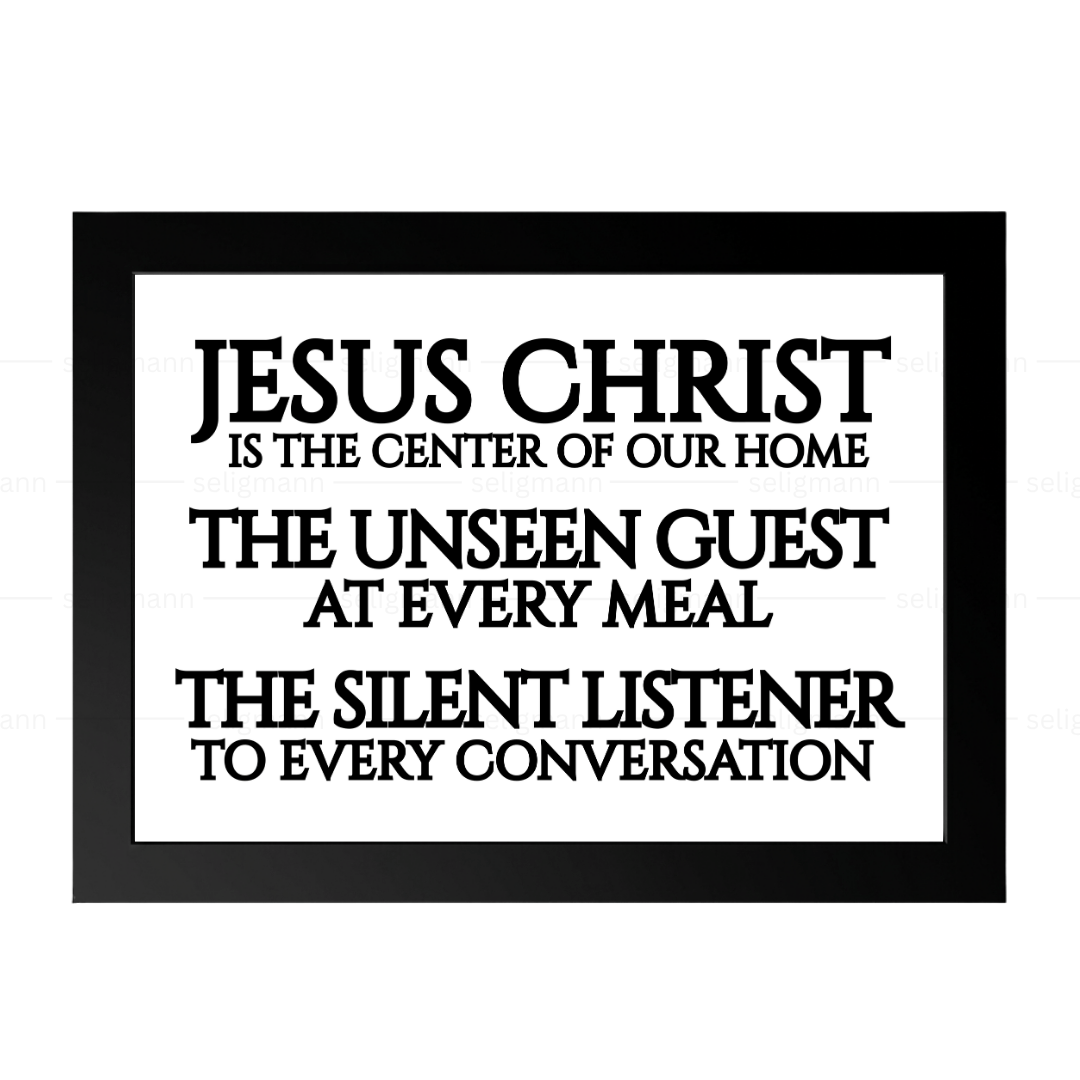 Jesus Christ Is the Center of Our Home