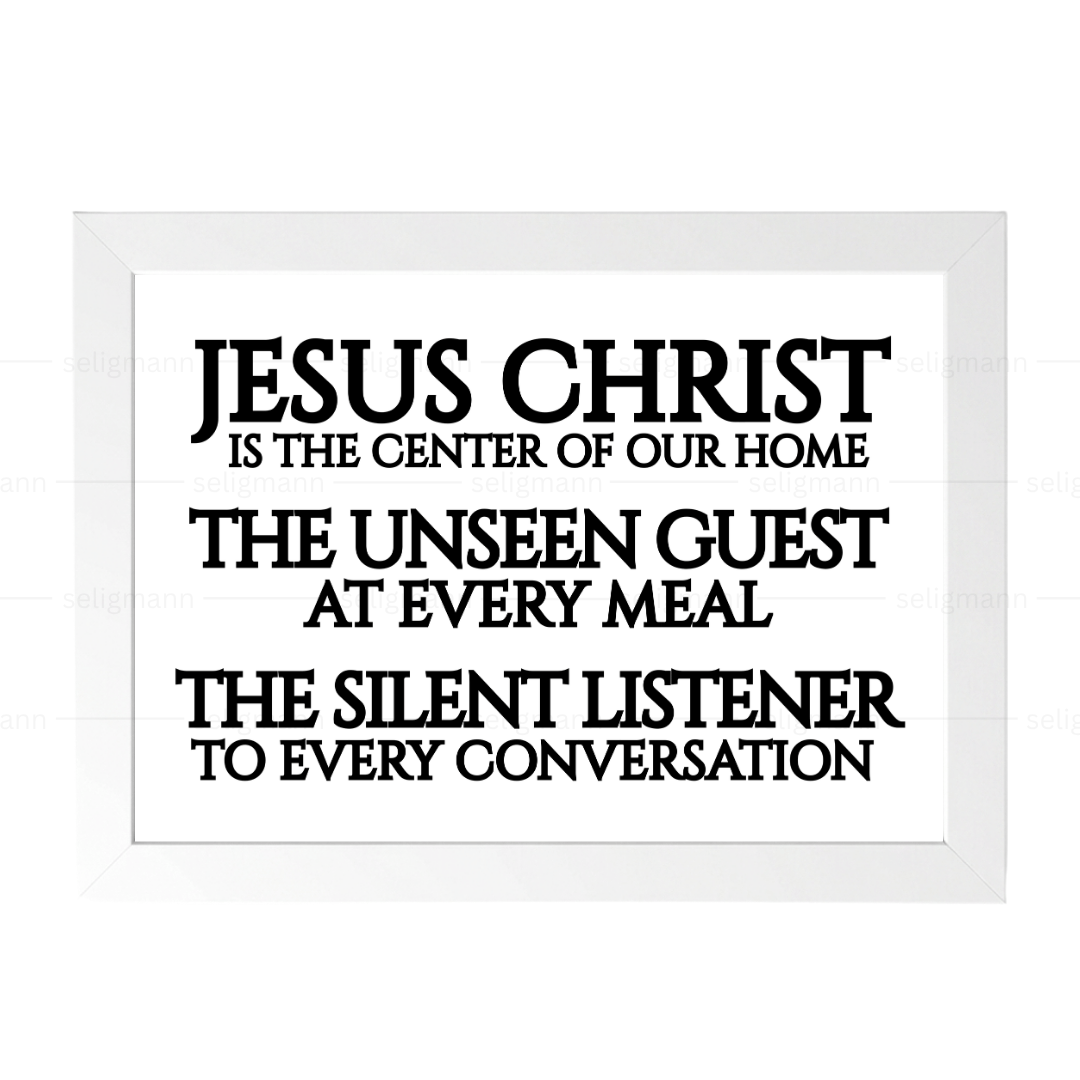 Jesus Christ Is the Center of Our Home