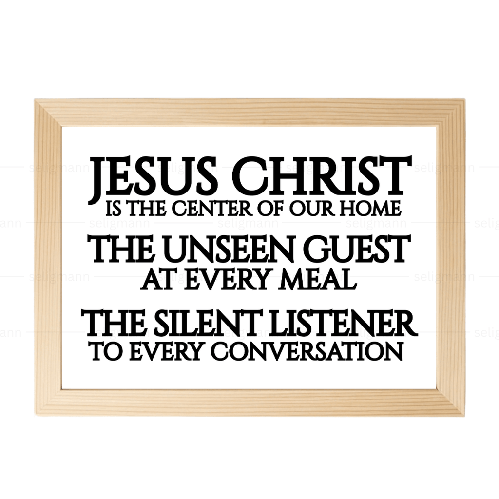 Jesus Christ Is the Center of Our Home
