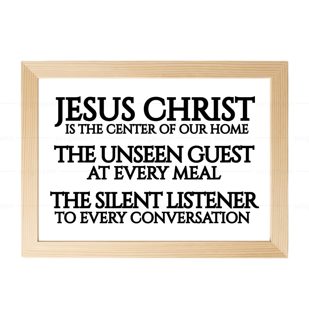 Jesus Christ Is the Center of Our Home