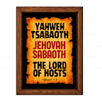 Yahweh Tsabaoth – Jehovah Tsabaoth (1 Samuel 1:3)