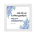 என் மீட்பர் உயிரோடிருக்கிறார் என்று நான் அறிந்திருக்கிறேன் - Job 19:25 - Tamil