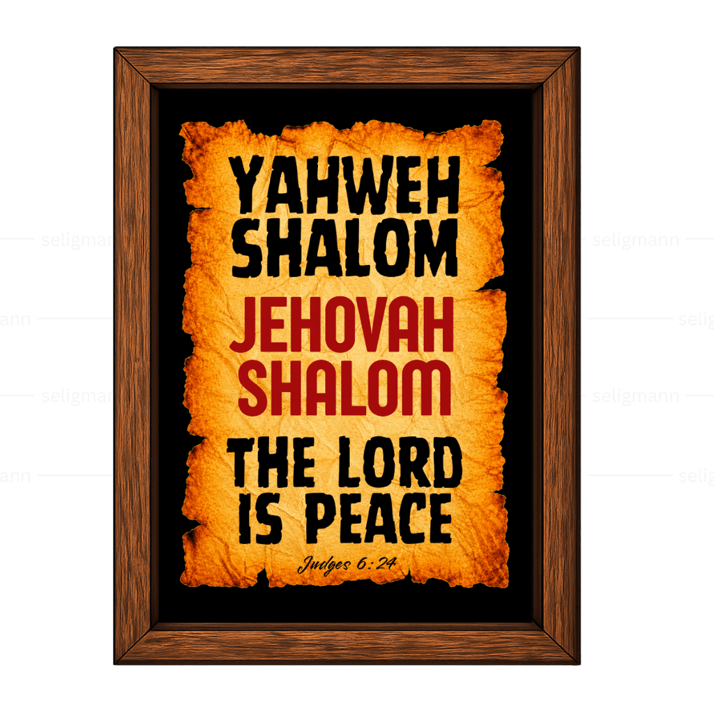 Yahweh Shalom – Jehovah Shalom (Judges 6:24)