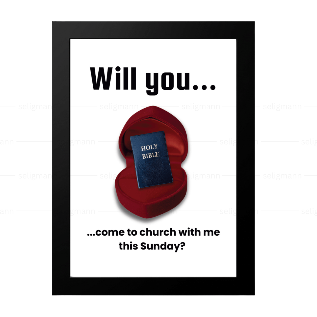 Will you come to church with me this Sunday?