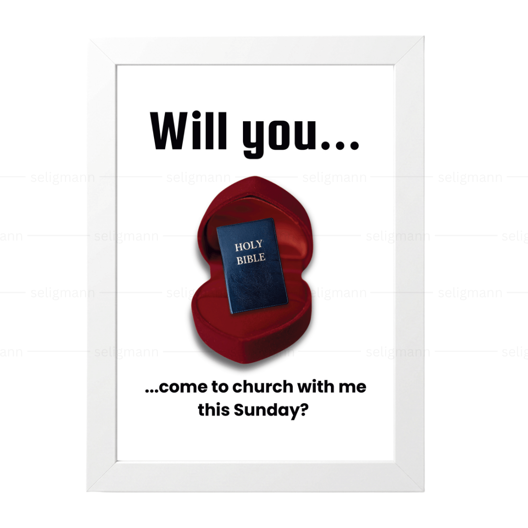 Will you come to church with me this Sunday?