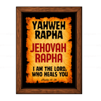 Yahweh Rapha – Jehovah Rapha (Exodus 15:26)