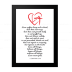 Love Bible Verse (1 Corinthians 13:4-8)