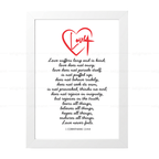 Love Bible Verse (1 Corinthians 13:4-8)