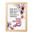 You Are Great, and Do Wondrous Things (Psalm 86:10)