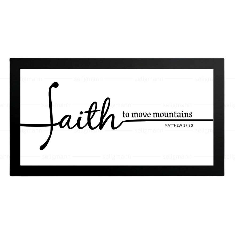 Faith to move mountains - Matthew 17:20