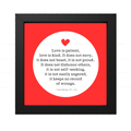 Love is Patient Love is Kind Scripture Print (1 Corinthians 13:4-5)