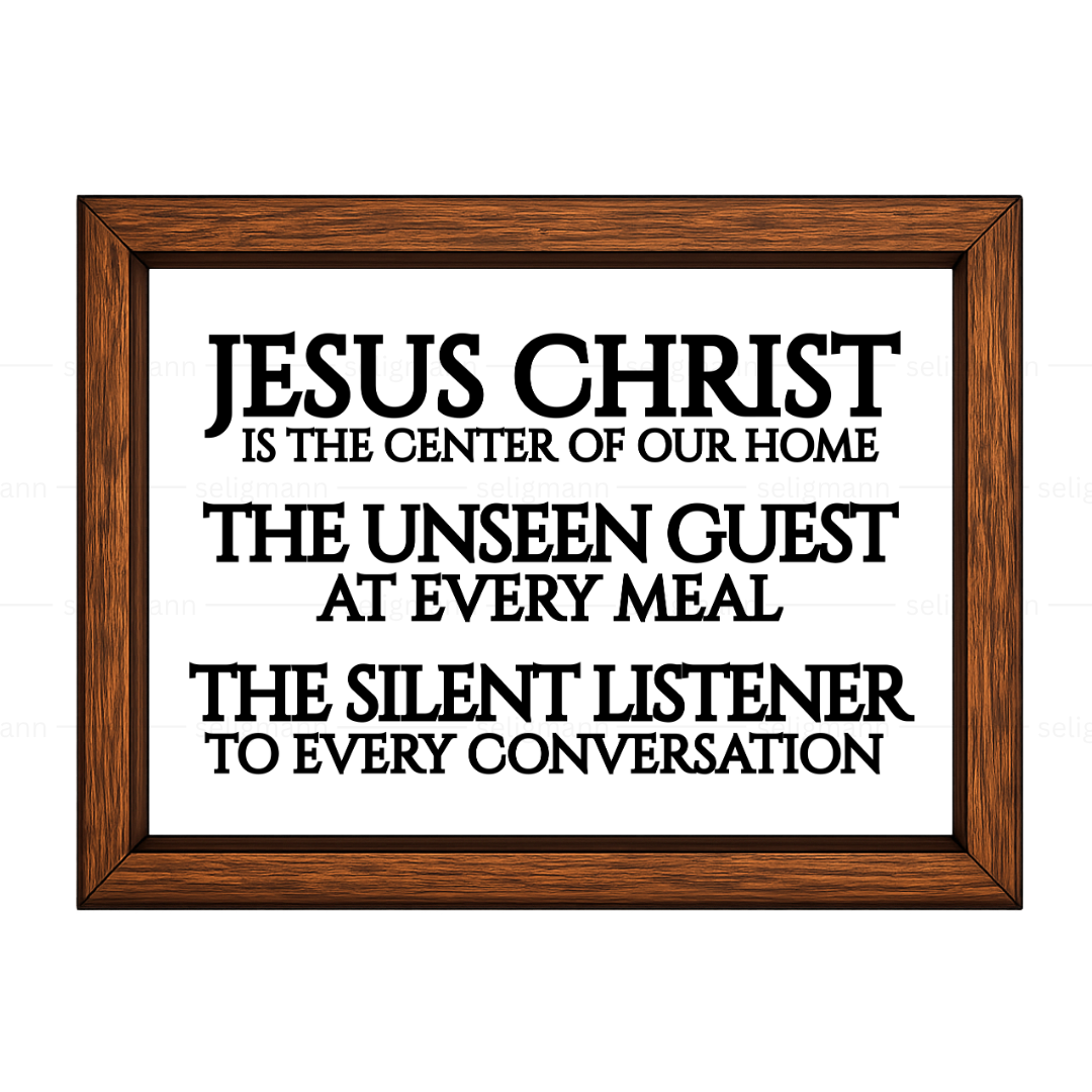 Jesus Christ Is the Center of Our Home