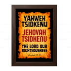 Yahweh Tsidkenu – Jehovah Tsidkenu (Jeremiah 33:16)