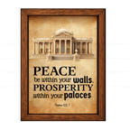 Peace Be Within Your Walls (Psalms 122:7)