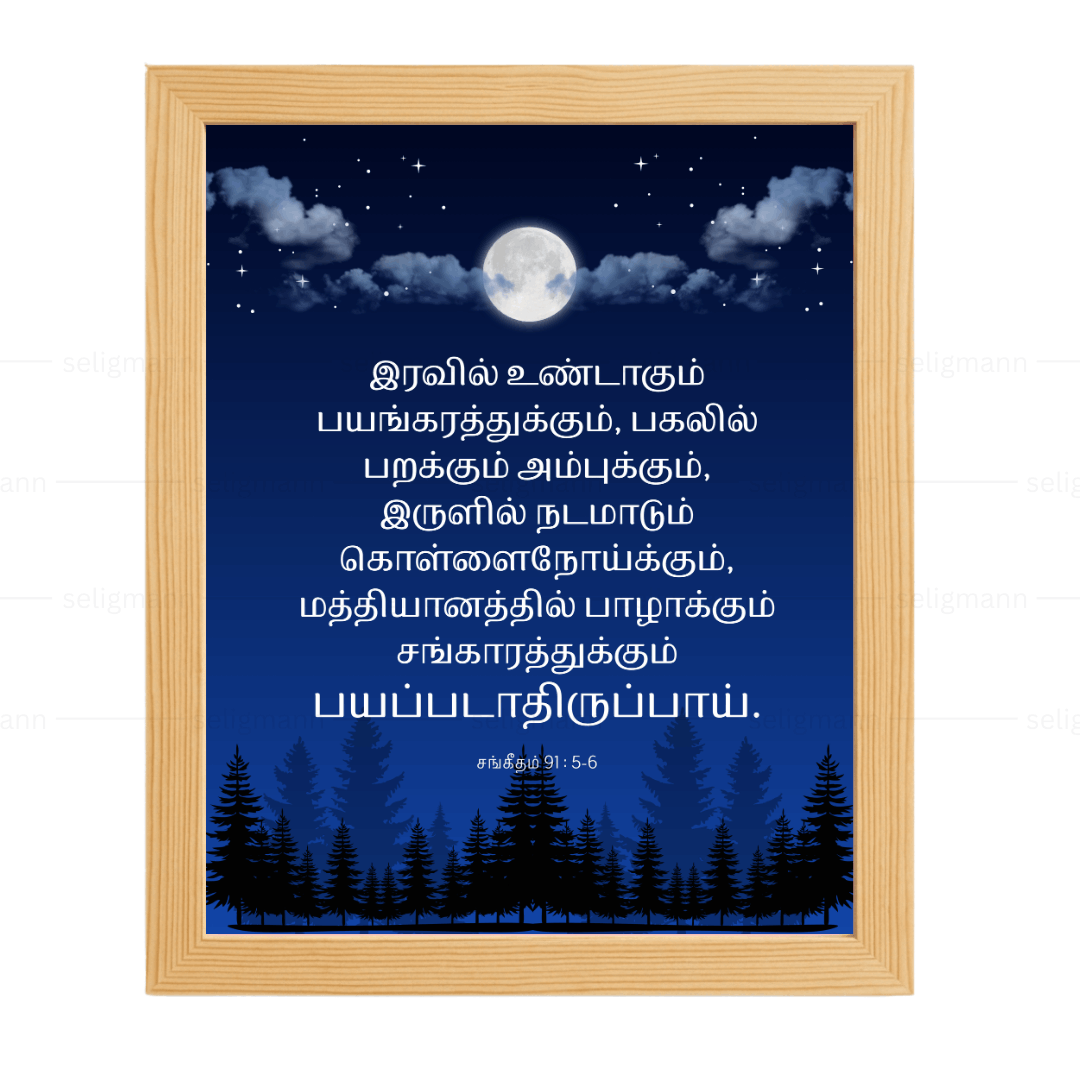 இரவிலுண்டாகும் பயங்கரத்துக்கும்… பயப்படாதிருப்பாய் (Psalms 91:5-6) Tamil