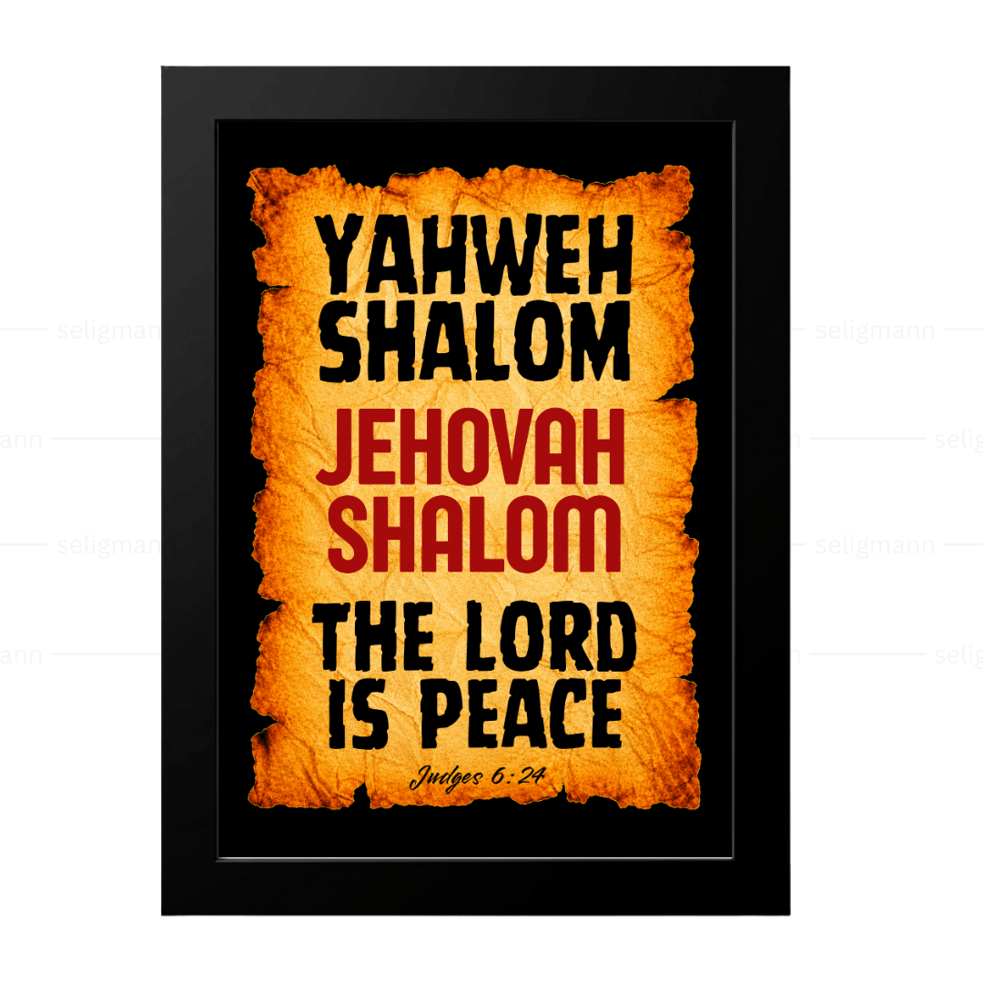 Yahweh Shalom – Jehovah Shalom (Judges 6:24)