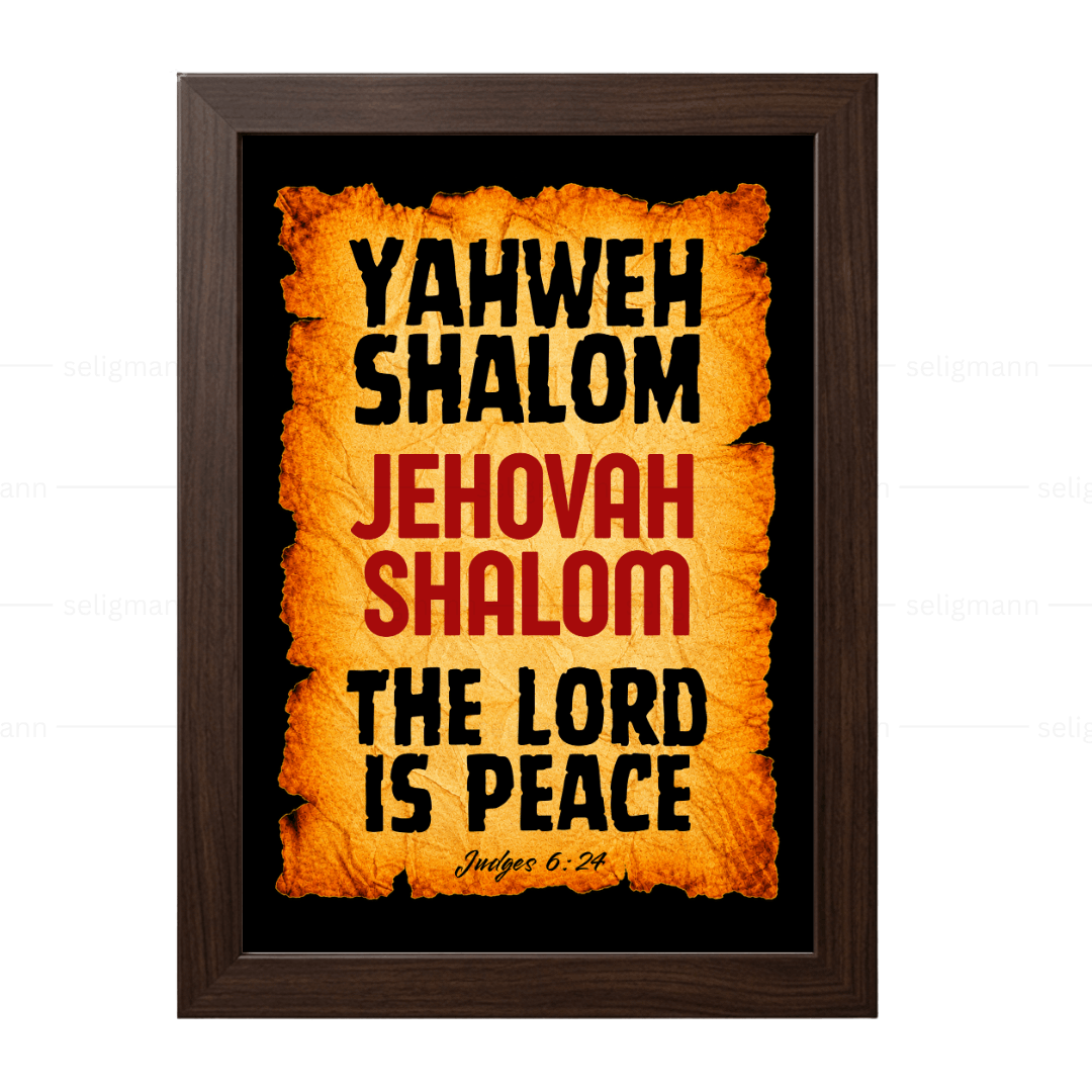 Yahweh Shalom – Jehovah Shalom (Judges 6:24)
