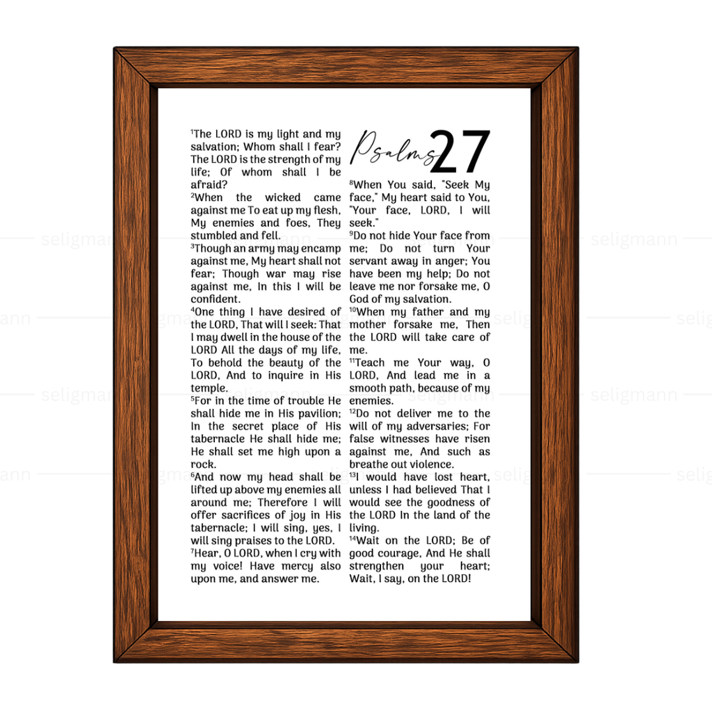 Psalms 27 Full Chapter