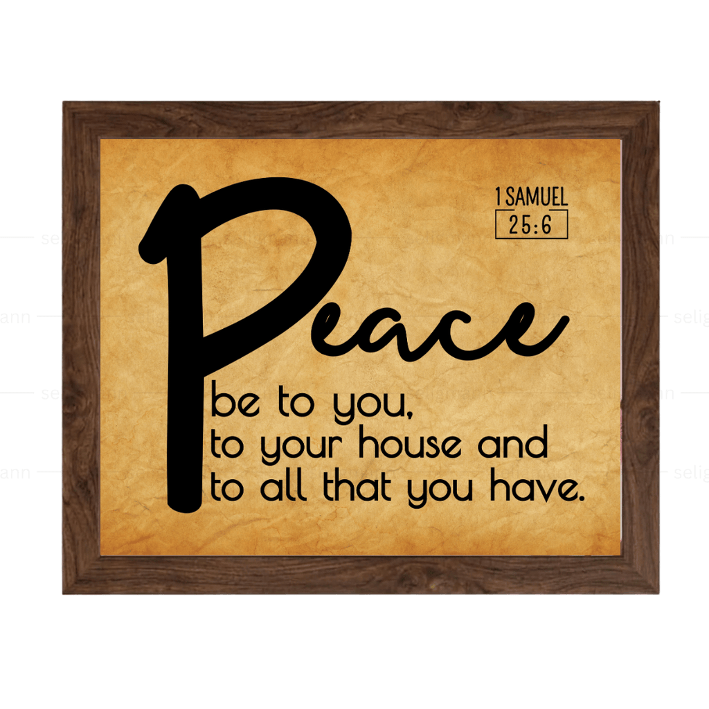 Peace (1 Samuel 25:6)