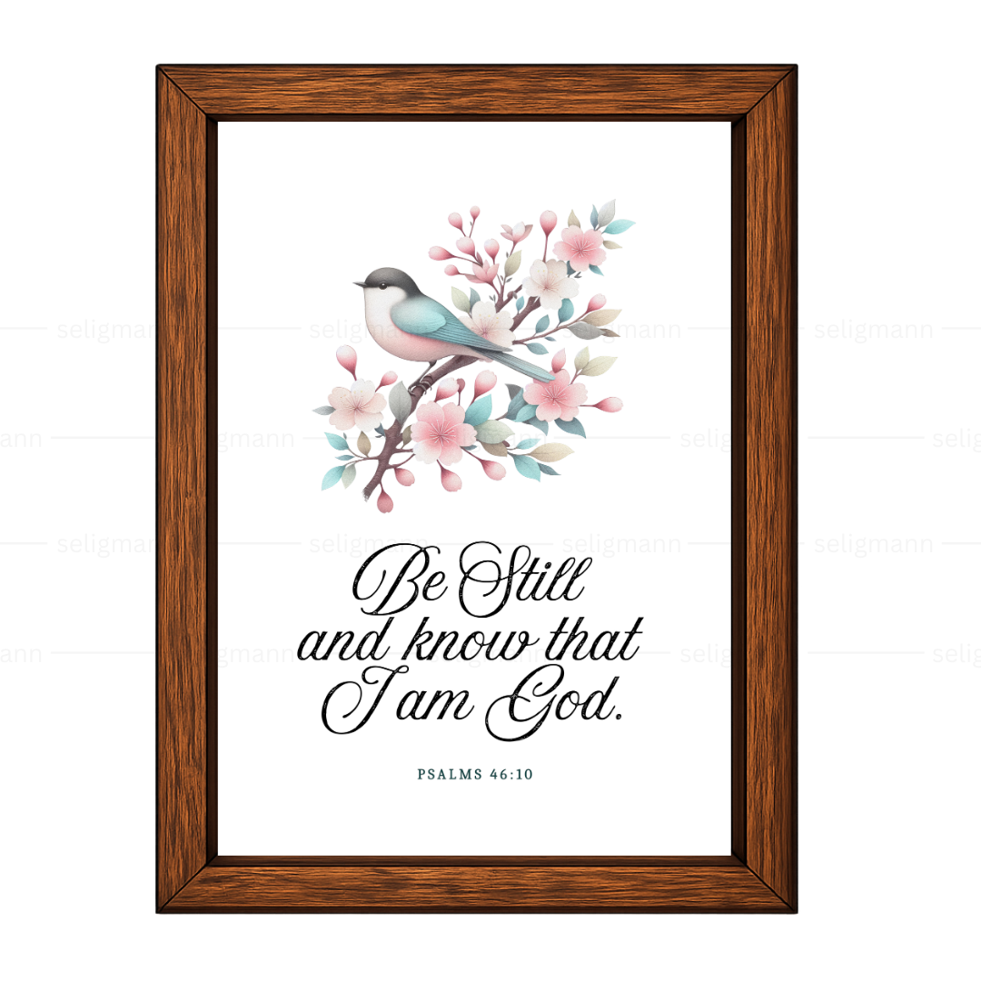 Be Still and Know That I Am God (Psalms 46:10)
