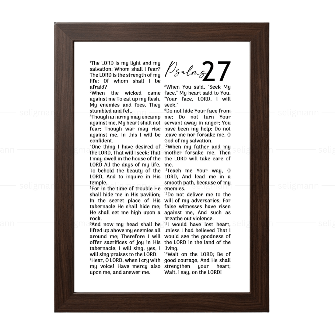 Psalms 27 Full Chapter
