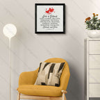 Love Bible Verse Wall Frame (1 Corinthians 13:4-8)