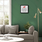 Love Bible Verse Wall Frame (1 Corinthians 13:4-8)