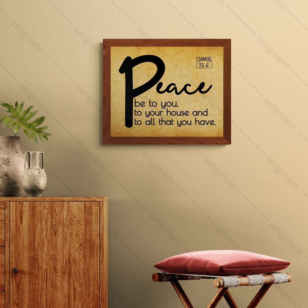 Peace (1 Samuel 25:6)