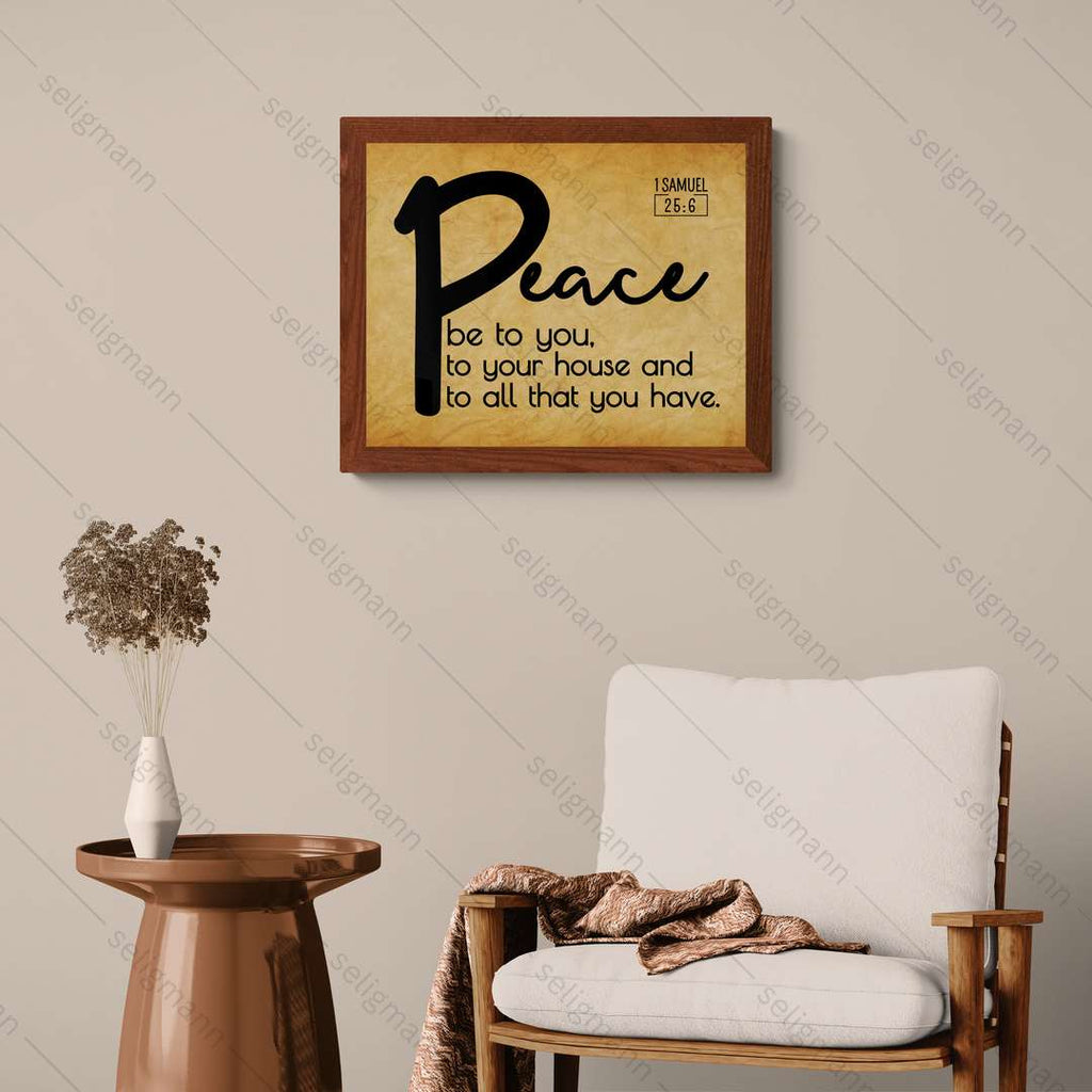 Peace (1 Samuel 25:6)