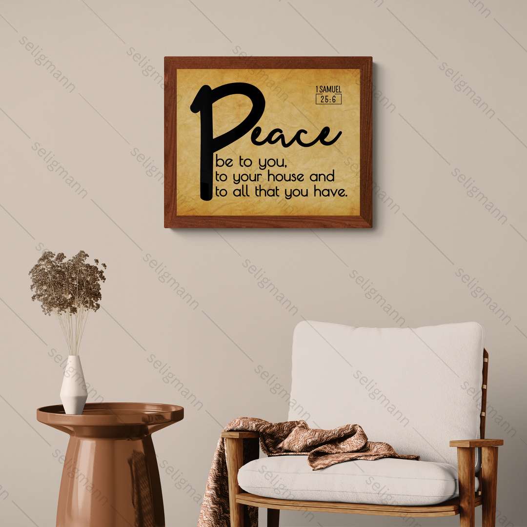 Peace (1 Samuel 25:6)