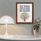 You Shall Lend to Many, You Shall Not Borrow (Deuteronomy 28:12)