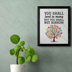 You Shall Lend to Many, You Shall Not Borrow (Deuteronomy 28:12)