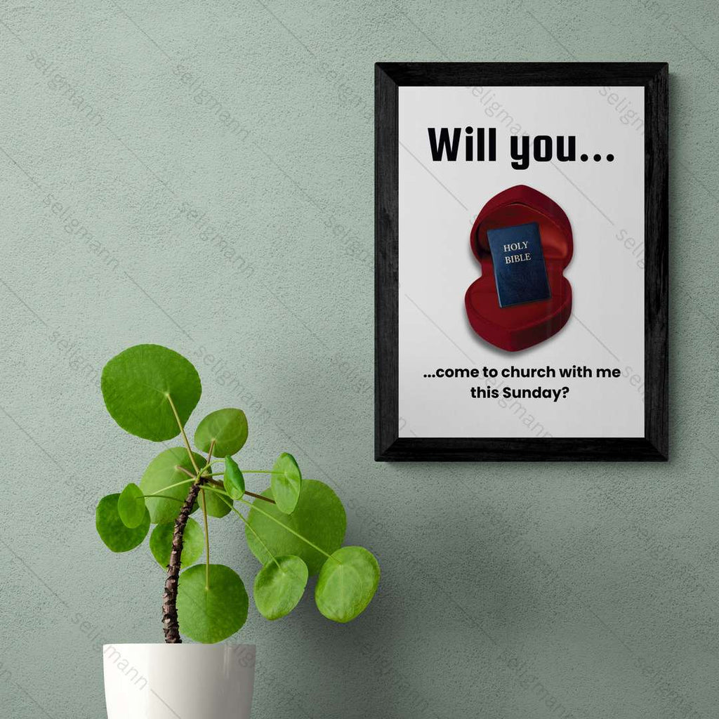 Will you come to church with me this Sunday?