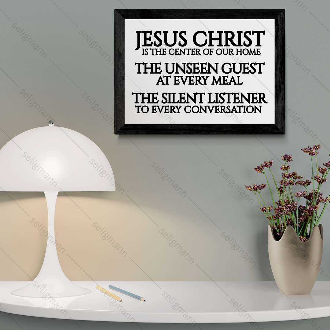 Jesus Christ Is the Center of Our Home