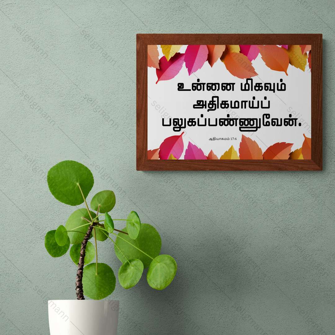 உன்னை மிகவும் அதிகமாய் பலுகப்பண்ணுவேன் (Genesis 17:6) Tamil