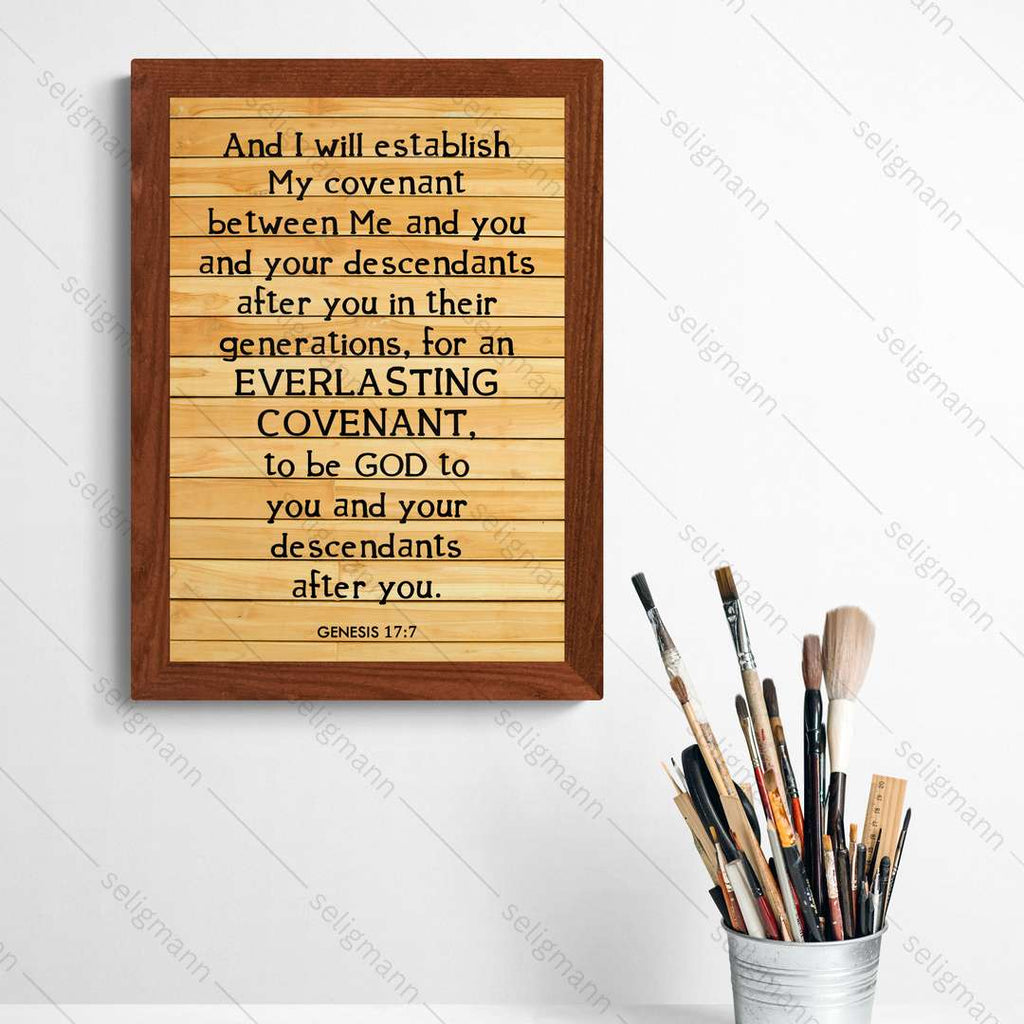 Everlasting Covenant To Be God to You & Your Descendants (Genesis 17:7)