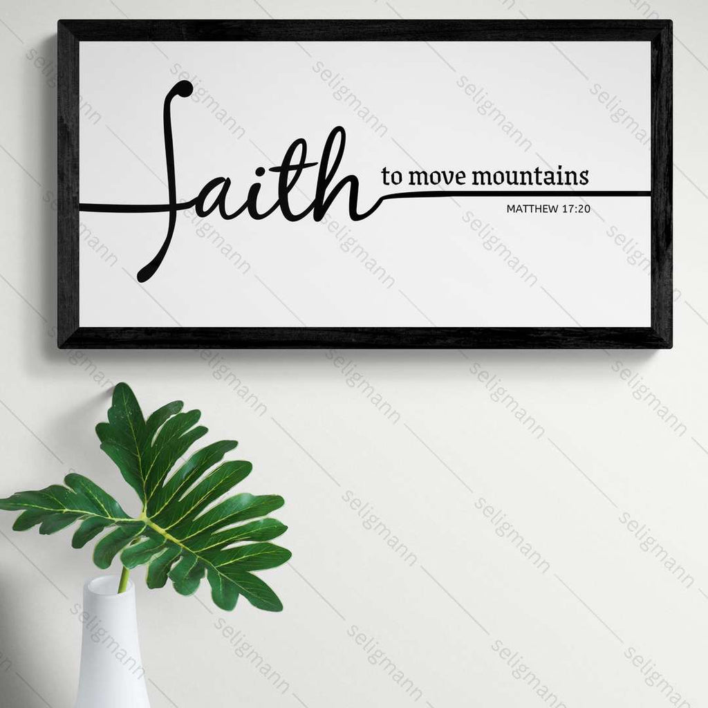 Faith to move mountains - Matthew 17:20