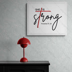 She Is Strong (Proverbs 31:25)