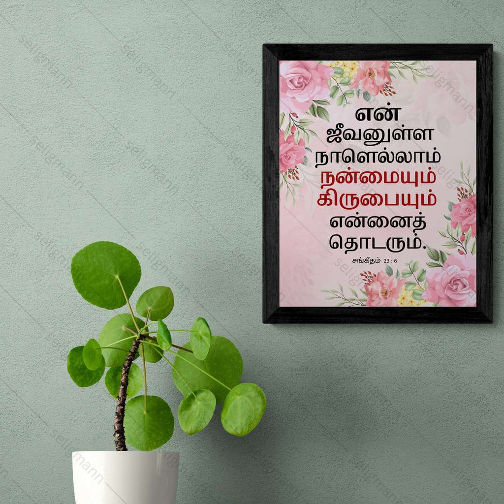 என் ஜீவனுள்ள நாளெல்லாம்…(Psalms 23:6) Tamil
