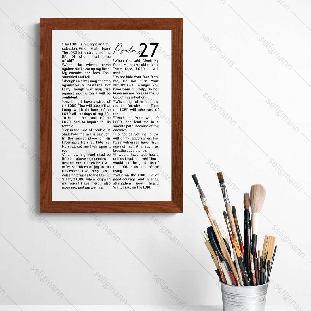 Psalms 27 Full Chapter