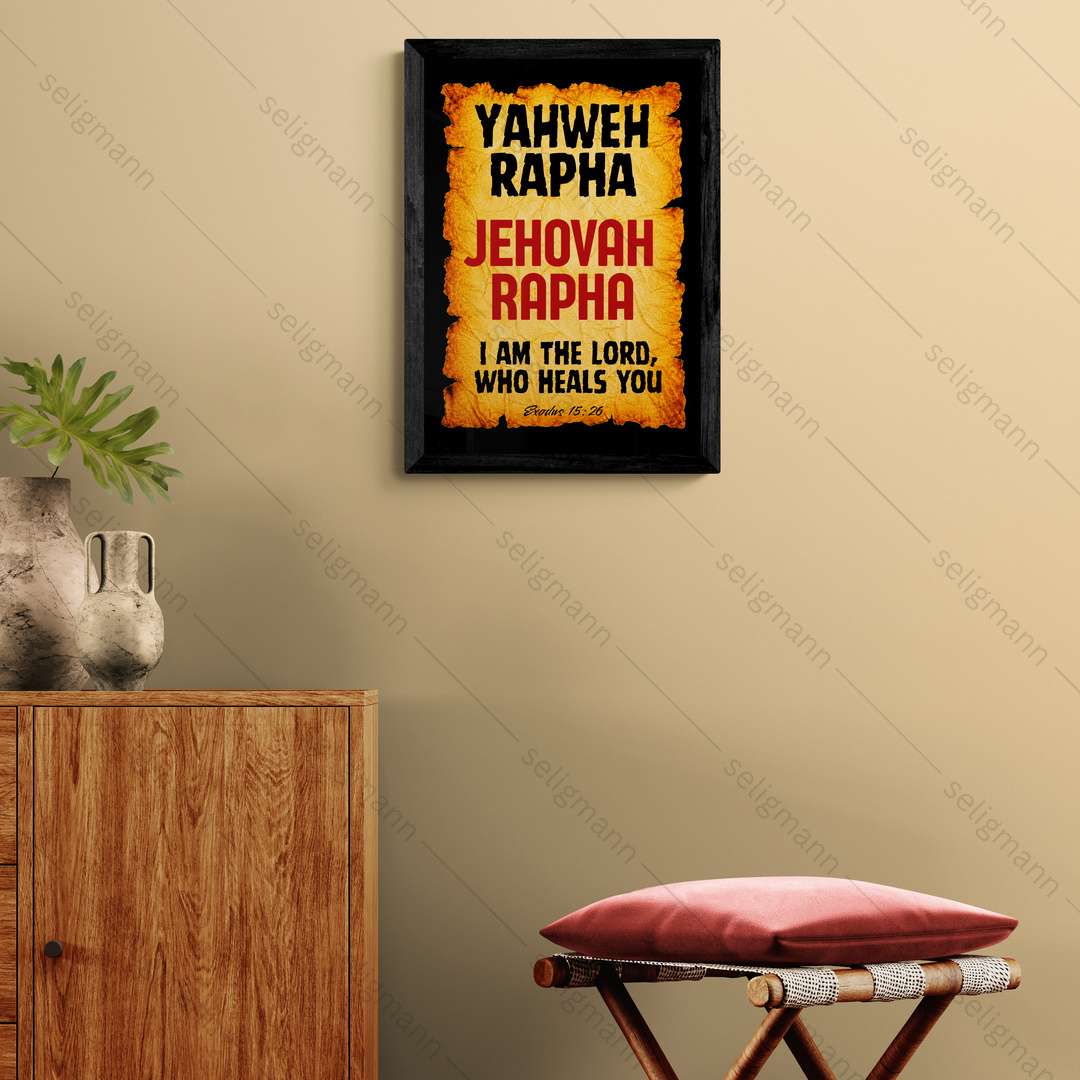 Yahweh Rapha – Jehovah Rapha (Exodus 15:26)