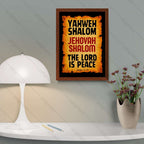 Yahweh Shalom – Jehovah Shalom (Judges 6:24)