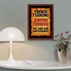 Yahweh Tsidkenu – Jehovah Tsidkenu (Jeremiah 33:16)